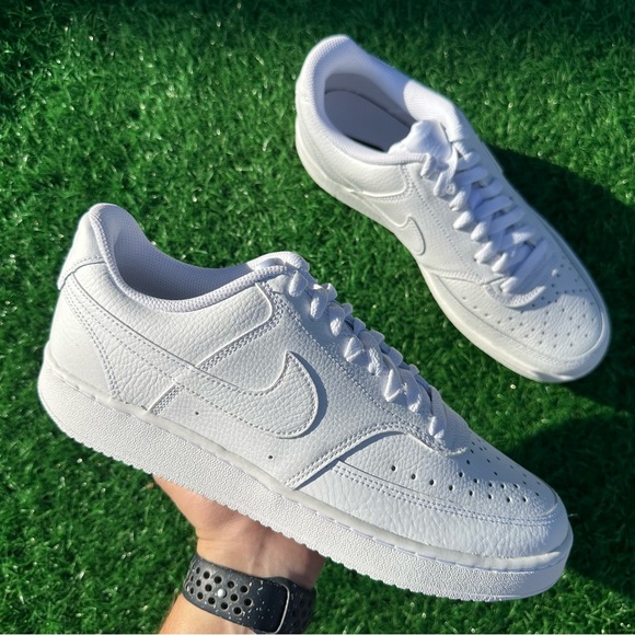 Nike Shoes - Nike Wmns Court Vision Low Triple White